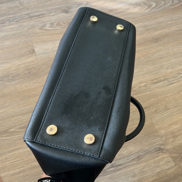 Michael Kors Black Leather Hand Bag - Picture 5 of 5